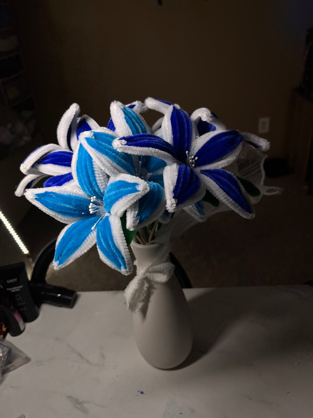Pipe cleaner flowers🫧